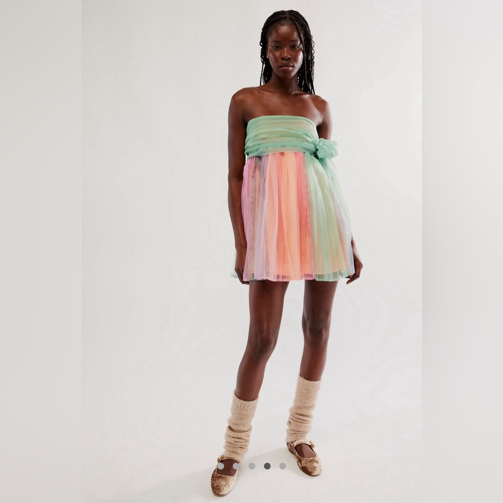 Free People In Rainbows Mini Size S